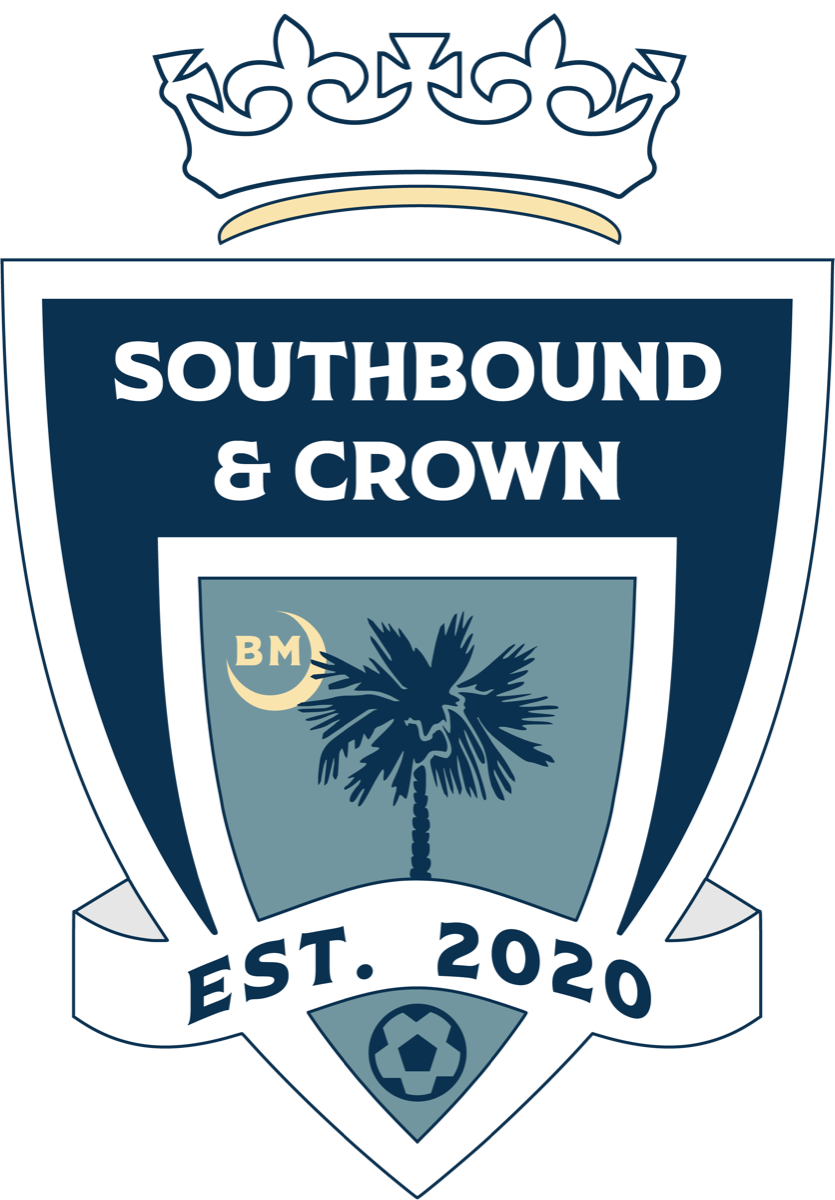Alternate Southbound & Crown crest in navy and gold