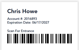 Chris Howe member card