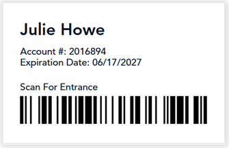 Julie Howe member card