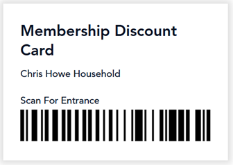 Member discount card